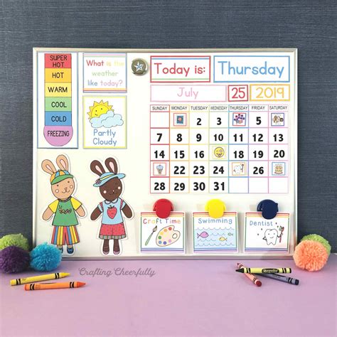 DIY Children's Calendar. How to create a handmade calendar for kids!