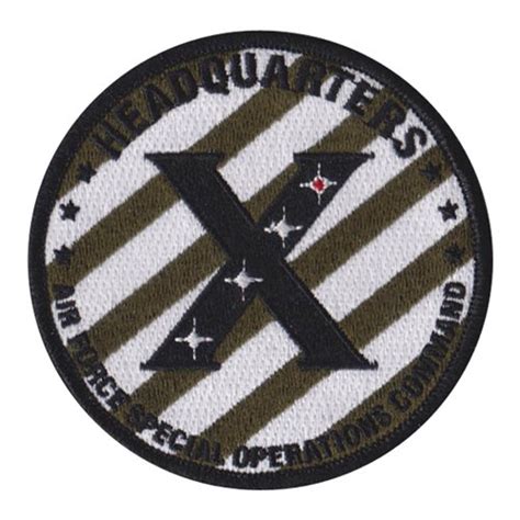 HQ AFSOC X Patch| Headquarters Air Force Special Operations Command Patches