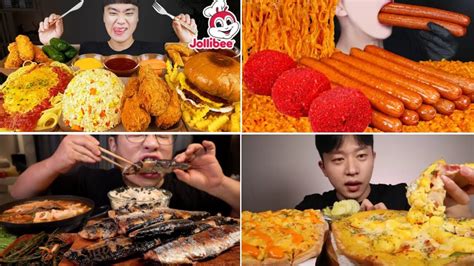 BEST ASMR MUKBANG. GONGSAM TABLE, JIMMY ASMR, CHANG-BAE MUKBANG, SEABEAR. - YouTube