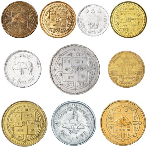 10 Nepal Coins | Mixed Nepalese Currency | Paisa | Rupee | 1966 - 2022