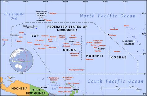 Maps of Micronesia | Map Library | Maps of the World