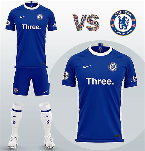 Chelsea FC Home kit with Nike (Concept 2020/21)