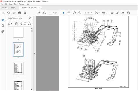 Cat 303CR Mini Hydraulic Excavator (S3L2 Engine) Parts Manual - PDF DOWNLOAD - HeyDownloads ...