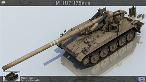 New Artillery! 175mm M107 SP! image - IDF: Fight for Independence mod ...