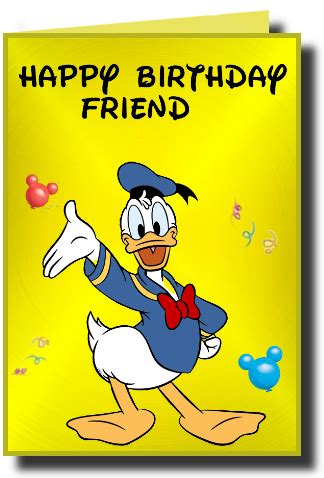 Disney Birthday Cartoon eCards Online