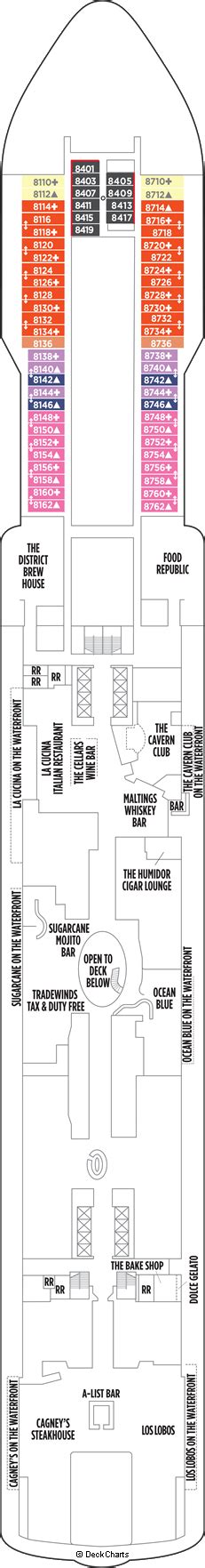 Norwegian Bliss Deck Plans: Ship Layout, Staterooms & Map - Cruise Critic