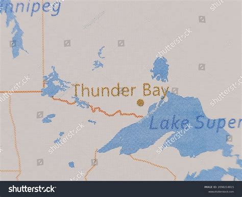 Thunder Bay Realistic World Map Stock Photo 2098214815 | Shutterstock