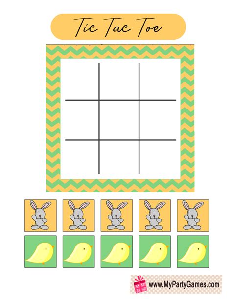 Free Printable Easter Tic Tac Toe Game Printable Designs, Free ...