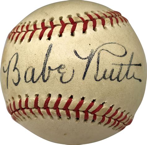 Lot Detail - Babe Ruth Exceptional Signed American Association Baseball (JSA)