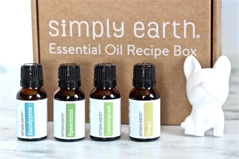 Simply Earth Essential Oil Recipe Box July 2018 + Bonus Box Review