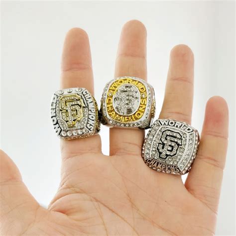 New Arrival Champions Ring 2010 2012 2014 San Francisco Giant S World Championship Ring Fan Gift ...