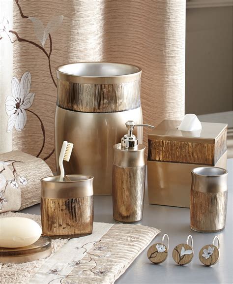 Croscill Magnolia Bath Gold Collection & Reviews - Bathroom Accessories ...