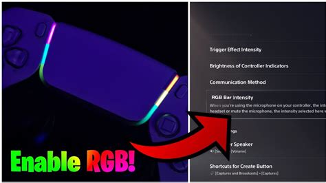 How To Enable RGB Effect On PS5 Controller (How To Get RGB On DualSense Controller) - YouTube