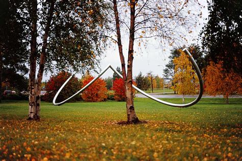 A site specific sculpture in Finland "opening the arctic circle ...