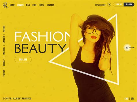 Women Fashion Banner, Creative Headers, Website Banner by Rohan on Dribbble
