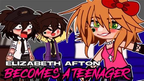 Elizabeth Afton BECOMES A TEENAGER // Gacha Afton Family - YouTube