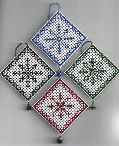 Snowflakes Counted Cross Stitch Chart PDF Instant Download - Etsy | Snowflake cross stitch ...