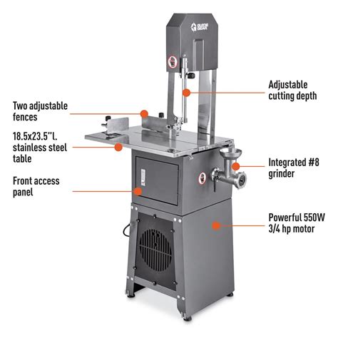 Guide Gear Electric Meat Cutting Band Saw and Grinder - 424263, Game ...