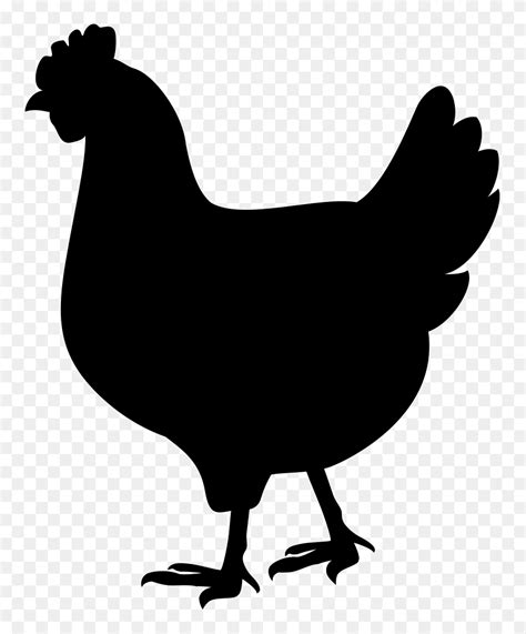 Transparent Chicken Silhouette Png - Svg Chicken Clipart (#5470405) - PinClipart