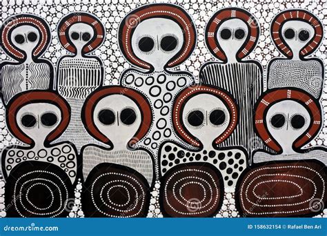 Aboriginal Dot Painting Artwork in Derby Kimberley Western Australia Editorial Stock Image ...