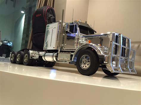 Rc Tamiya Custom Kenworth Tipper Box Dump Trucks - Custom Convert Tamiya 1/14 RC King Hauler ...