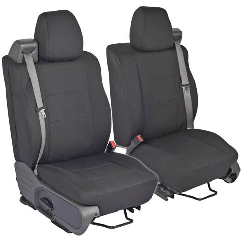 BDK Poly Custom Seat Covers for Ford F-150 Regular and Extended Cab 04-08, Integrated Seat Belt ...