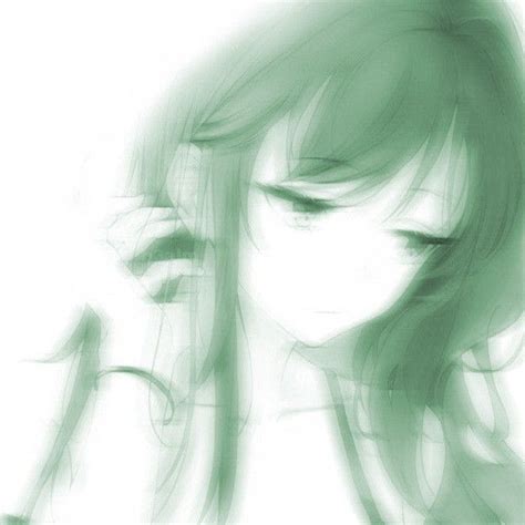 green blurry drainhook anime girl pfp Fairy Grunge Aesthetic, Green ...