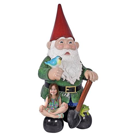 Massive 8.5 Feet Tall Garden Gnome Statue | The Green Head