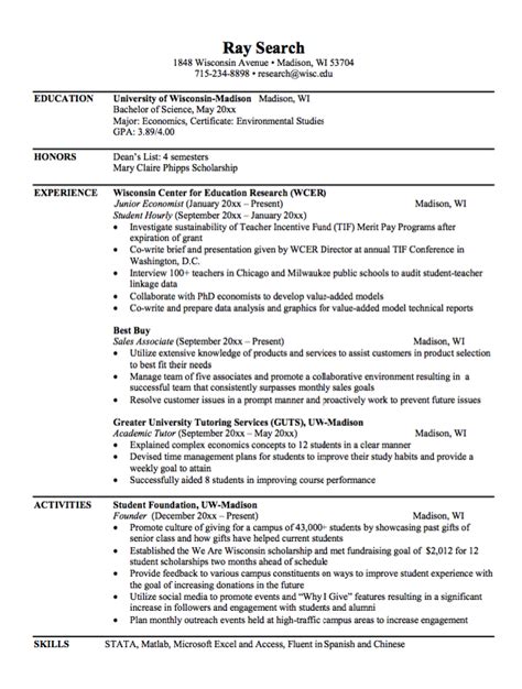 38+ Environmental science resume template For Your Application