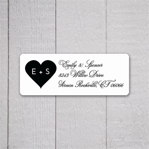 Best Clear Address Labels For Wedding Invitations - jenniemarieweddings