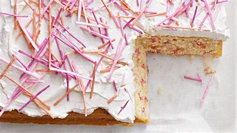 Confetti Cake with Vanilla Frosting | Recipe | Confetti cake, Vanilla ...