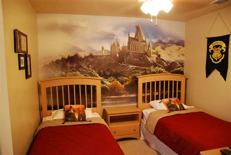 Any aspiring witch or wizard will love our Harry Potter bedroom. | Diy bedroom decor, Harry ...