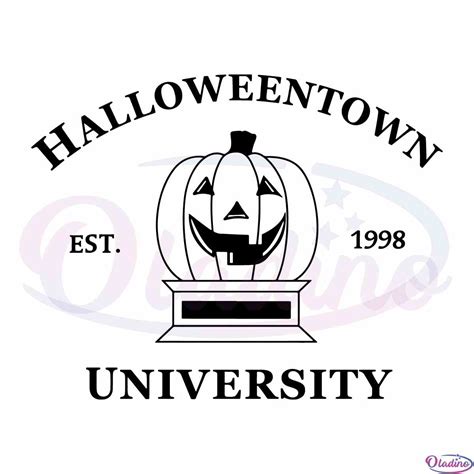 Halloweentown Decorations Halloween Pumpkin SVG Digital File