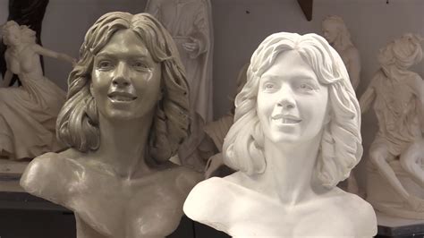 Sculpting a Portrait, Making a Mold and a Cast - YouTube