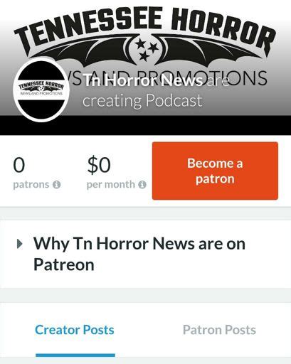 Patreon | Horror Amino