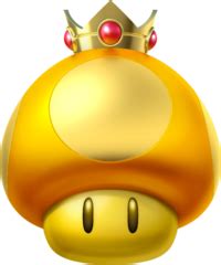 Golden Mushroom - Super Mario Wiki, the Mario encyclopedia