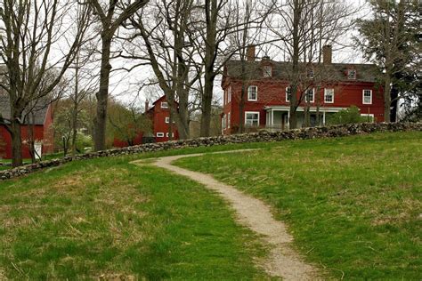 Connecticut, Weir Farm National Historic Site Connecticut Usa, Barn ...