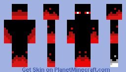 Red Enderman Minecraft Skin