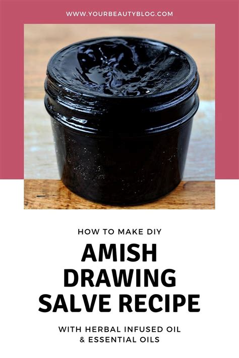 Amish Drawing Salve Recipe