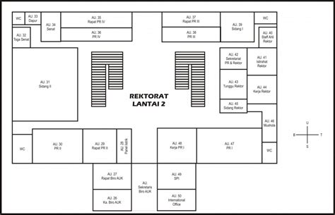 Denah dan Nama Ruang Kantor Pusat UNS - Agung's Notes