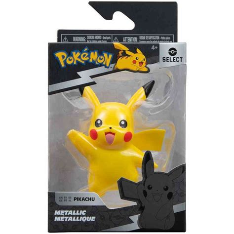 Pokemon Pikachu Metallic Battle Figure