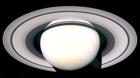 Overexpossed Saturn and its rings near equinox | The Planetary Society