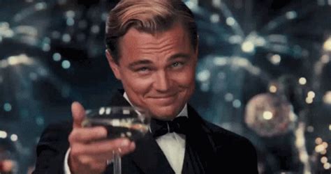 Leonardo Di Caprio Cheers GIF - Leonardo Di Caprio Cheers Drinks ...