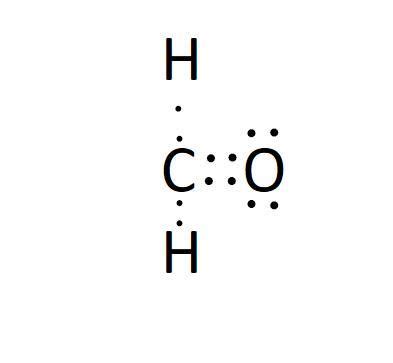 Draw the Lewis structure for the formaldehyde (CH_2 O) molecule. Be ...