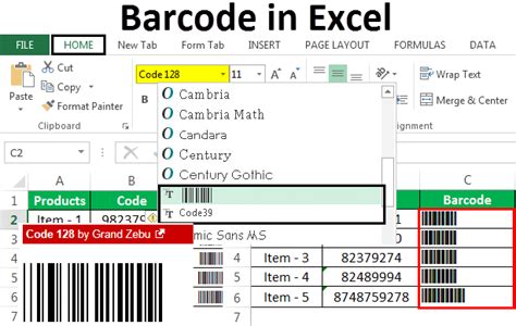 Barcode Inventory System Excel Template