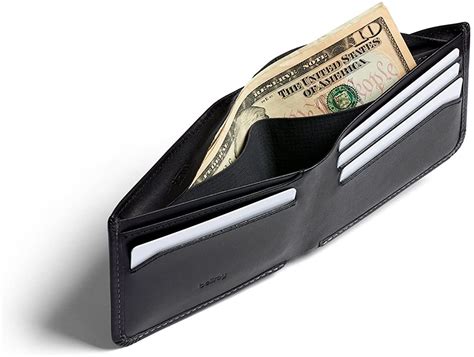 Bellroy Hide & Seek Wallet, Slim Leather Bifold Wallet, RFID Protection Available, Hidden Pocket ...