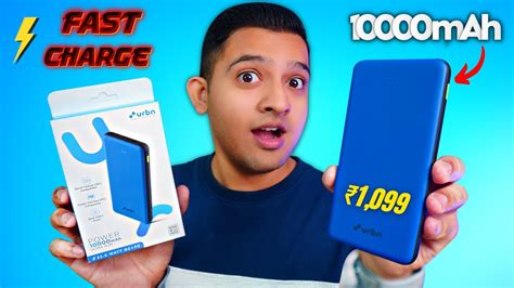 URBN 10000 mAh Ultra Slim Power Bank - Review⚡22.5 Fast Charging ! 🔥🔥 - YouTube