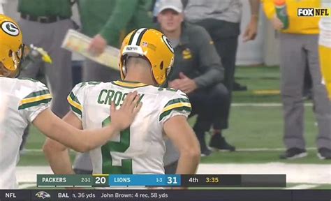 Packers coach backs kicker Mason Crosby after disastrous game | Larry Brown Sports