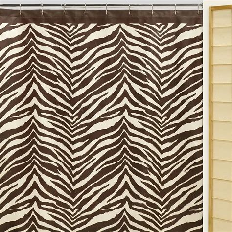 Zebra Shower Curtain,Mildew Resistant Polyester Fabric ,Print for Bathroom,Contemporary ...