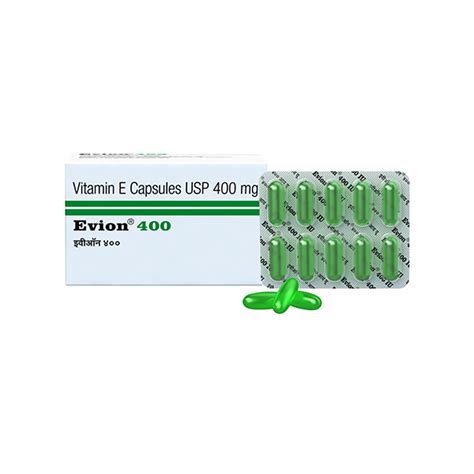 Evion 400mg Capsule 10'S - Price, Uses, Side Effects | Netmeds